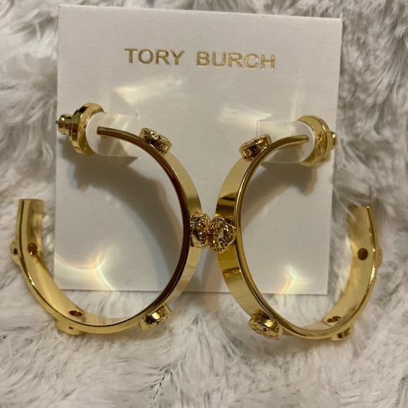 Tory Burch Migrain Hoop Earrings - Picture 4 of 9